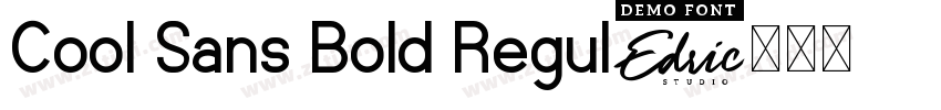Cool Sans Bold Regul字体转换